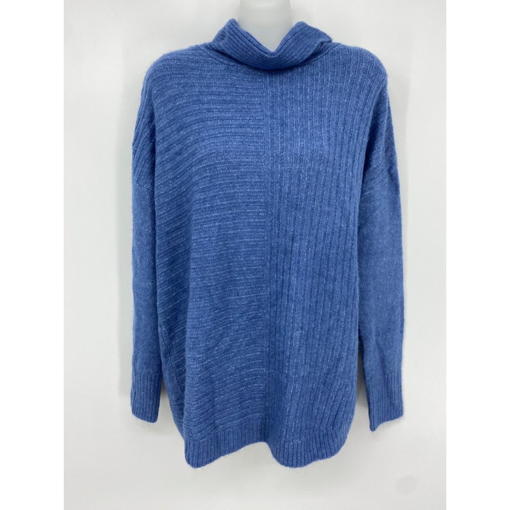 COMO VINTAGE Ribbed Knit Mock Neck Sweater NEW WITH TAGS